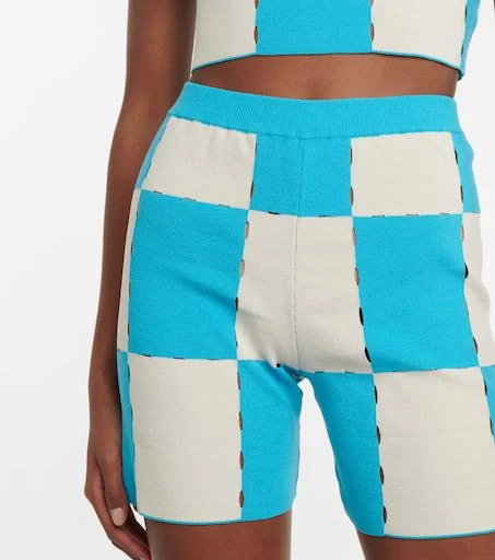 Jacquemus Le Short Gelato checked shorts 4