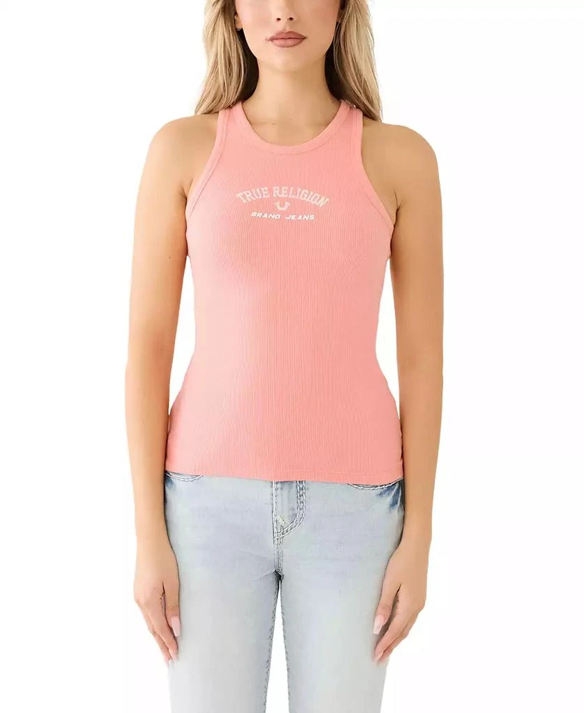 True Religion Women's Branded Goddess Tank Top 1