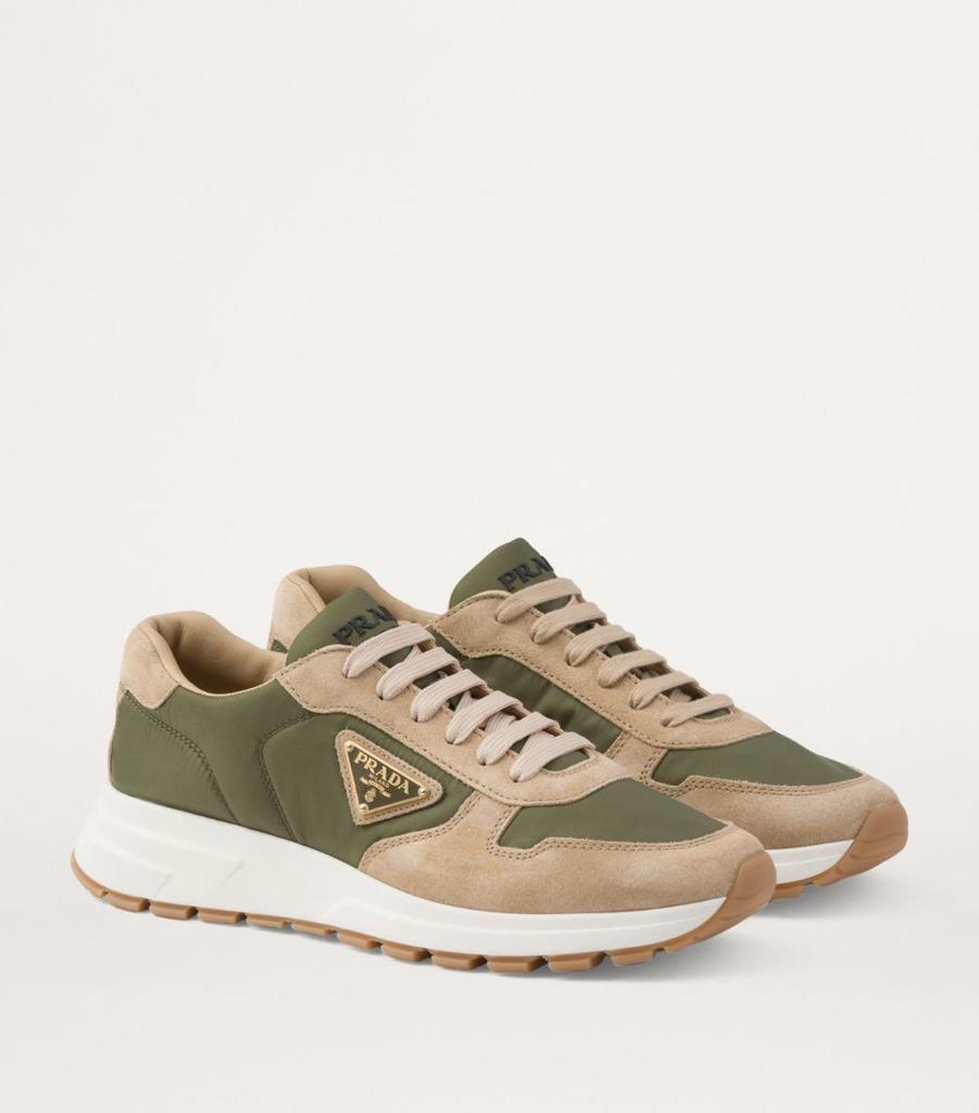 Prada Suede and Re-Nylon Prax 01 Sneakers - Casual Shoes