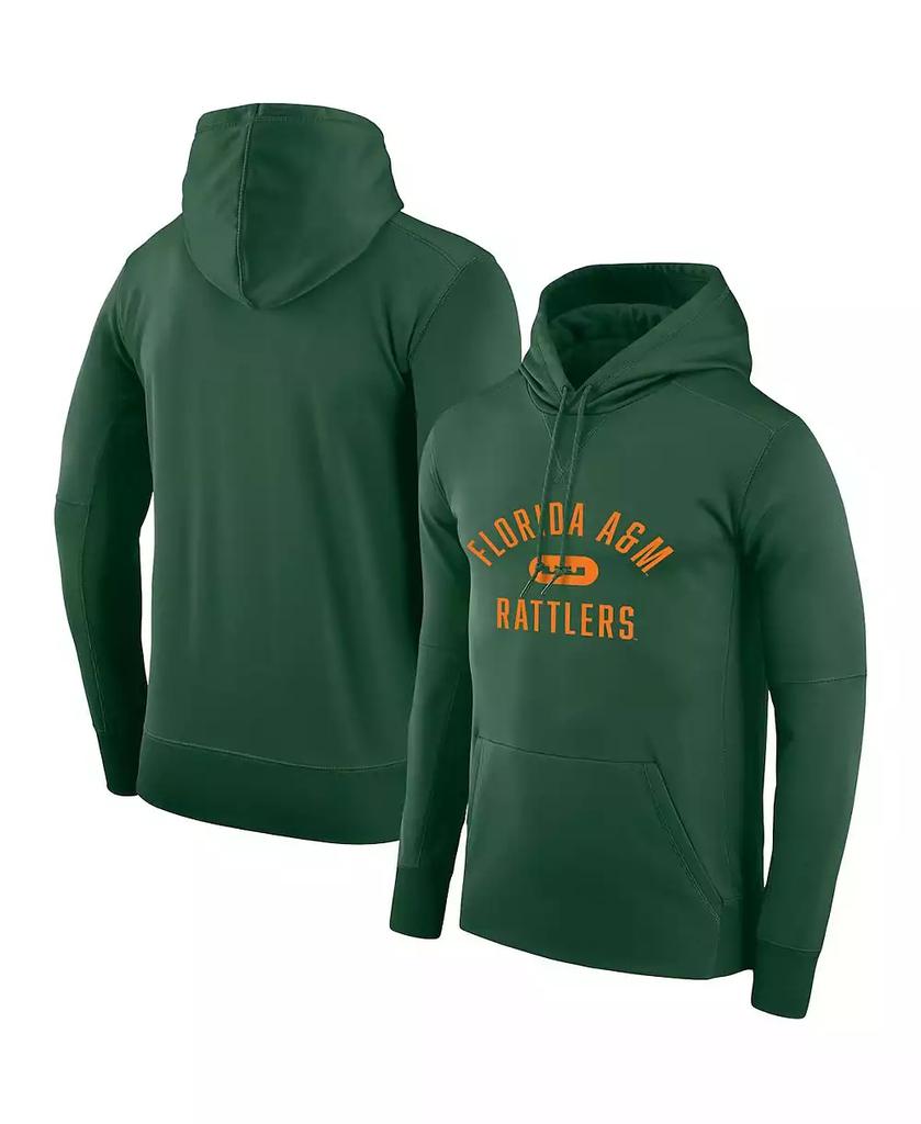 NIKE Men's x LeBron James Green Florida A&M Rattlers Performance Pullover Hoodie