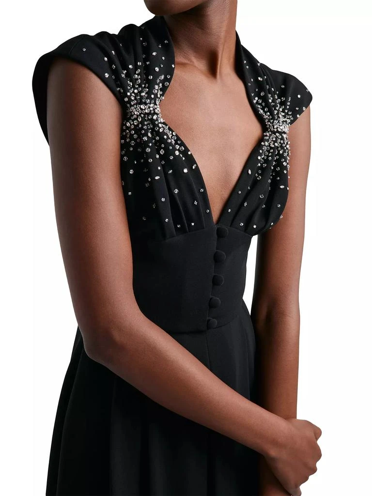 Prada Embroidered Cady Dress 4