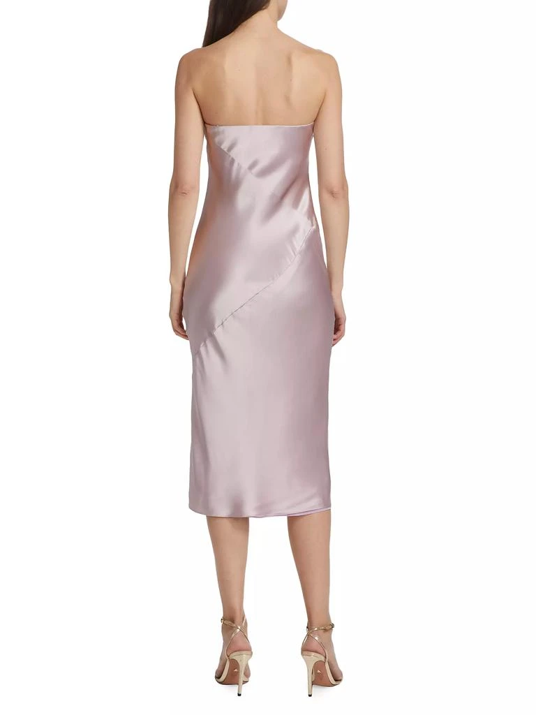 Amanda Uprichard Shiran Silk Midi-Dress 5