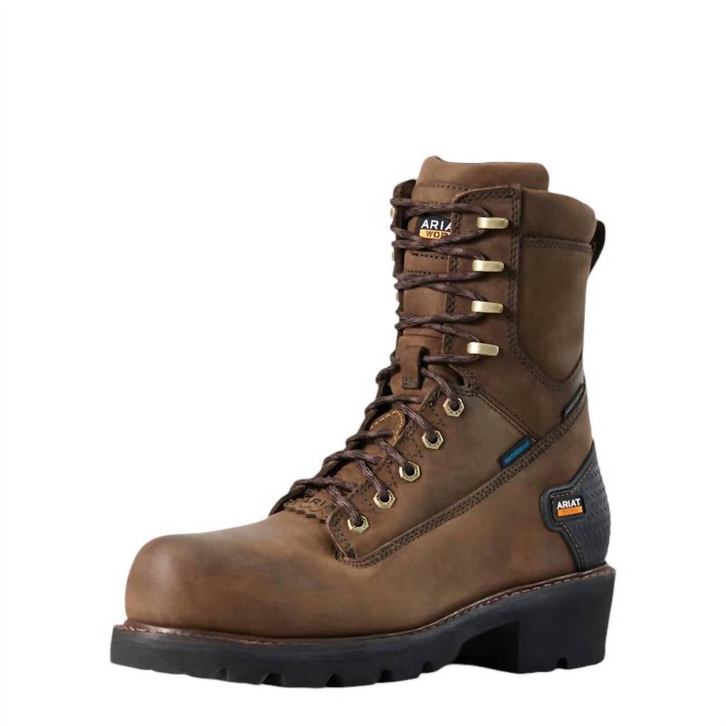 Ariat Ariat - Men's Powerline 8" Waterproof Composite Toe Work Boot