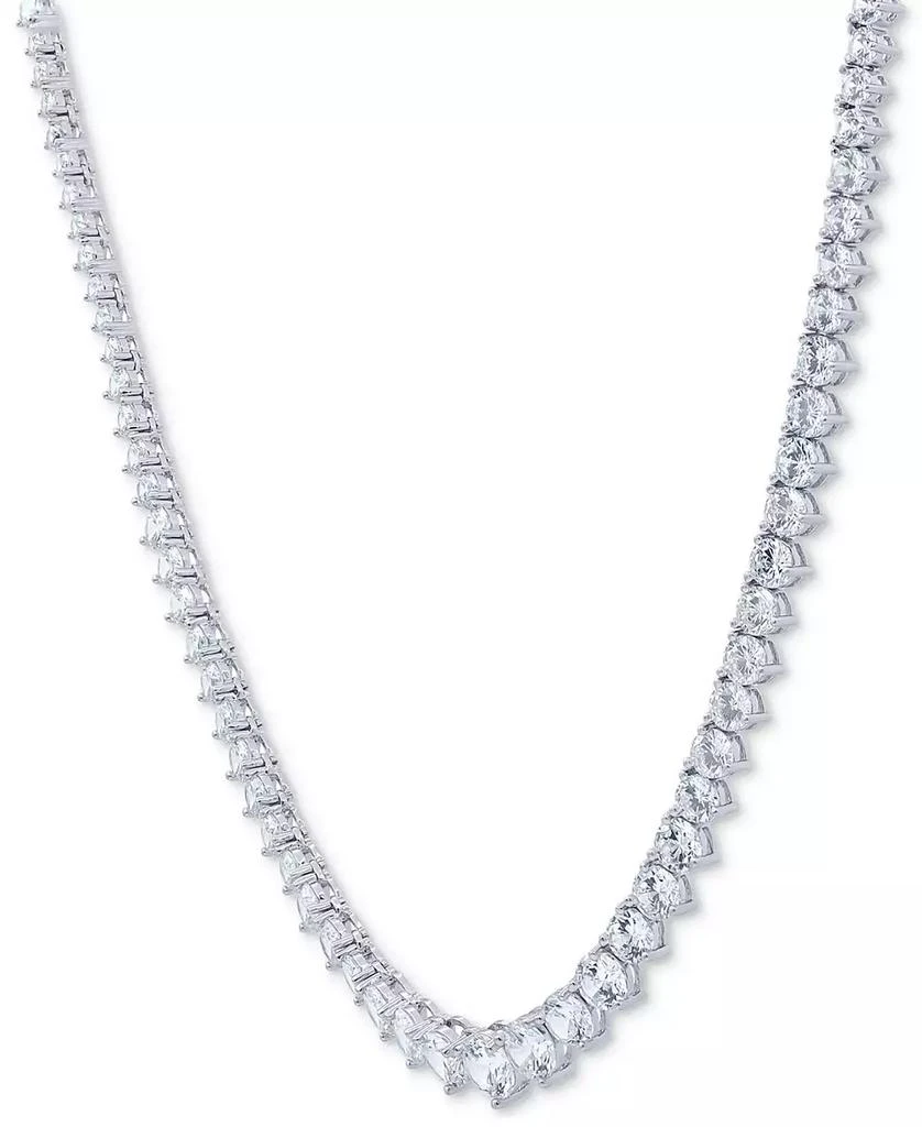 Macy's Diamond Graduated Tennis Necklace (5 ct. t.w.) in 14K White Gold or 14k Yellow Gold 4