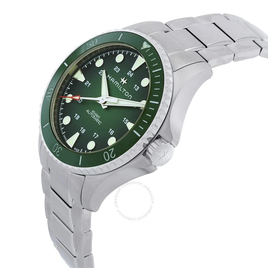 Hamilton Khaki Navy Scuba Automatic Green Dial Men's Watch H82525160 2