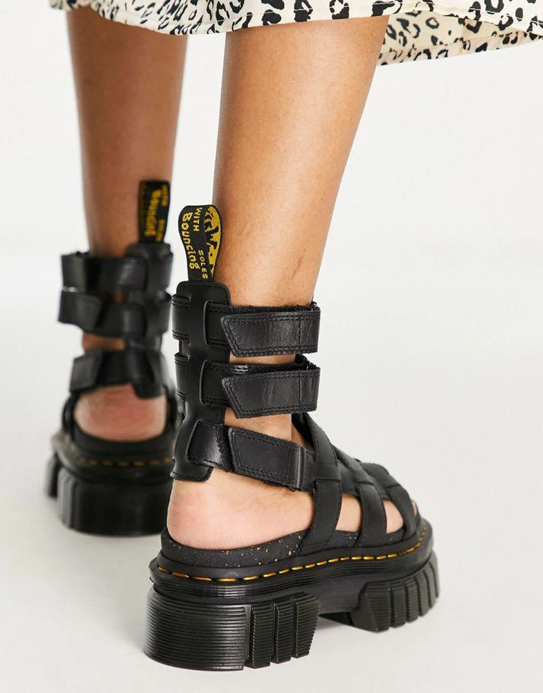 Dr. Martens Dr Martens Ricki gladiator sandals in black 2