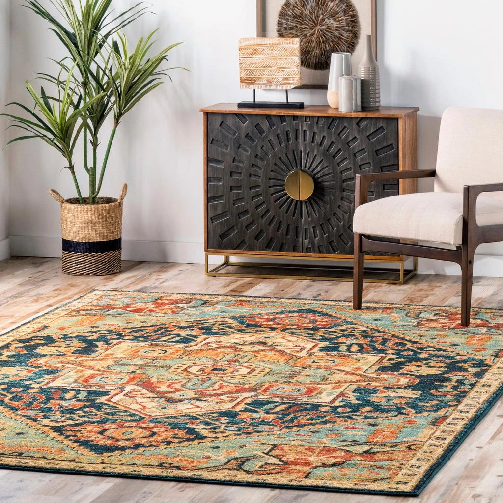 nuLOOM Tabetha Tribal Medallion Area Rug 8