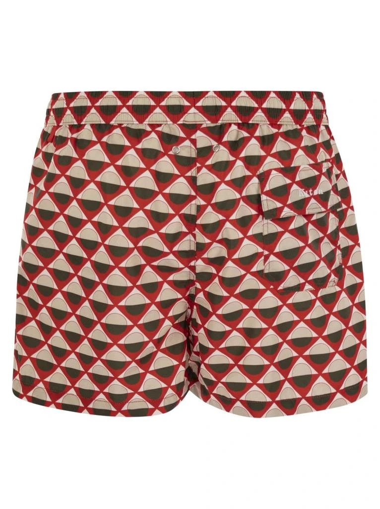 Kiton Patterned Beach Boxers 2