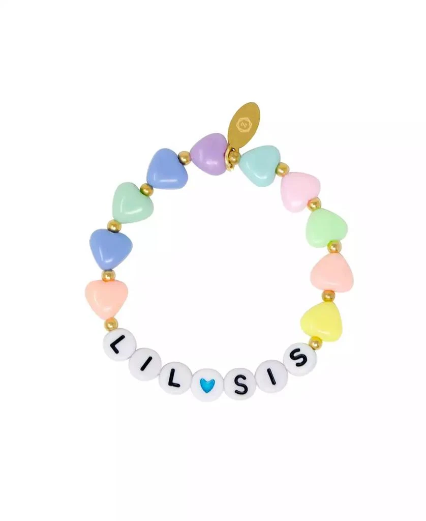 ZOMI GEMS Girls Sister/Lil Sis Hearts Bracelet Set 3