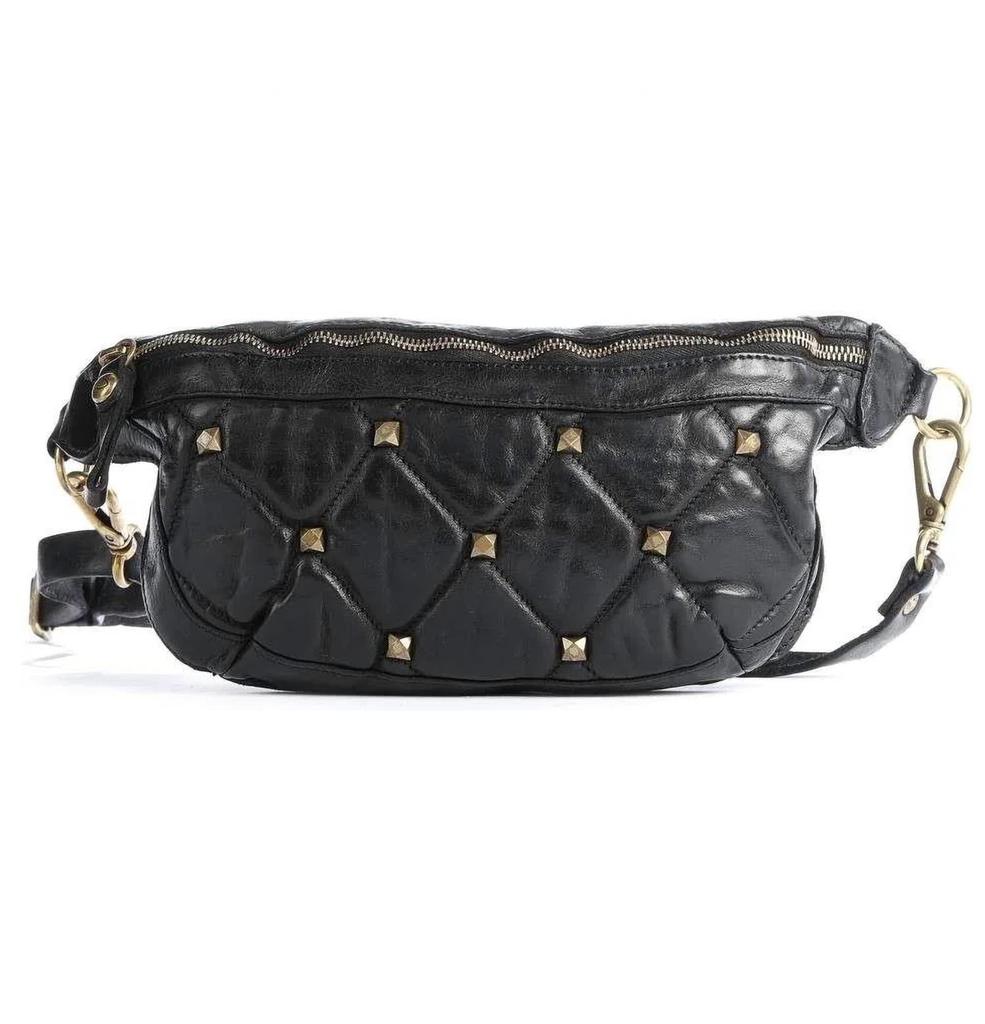CAMPOMAGGI Marsupio Mini Waist Bag In Black