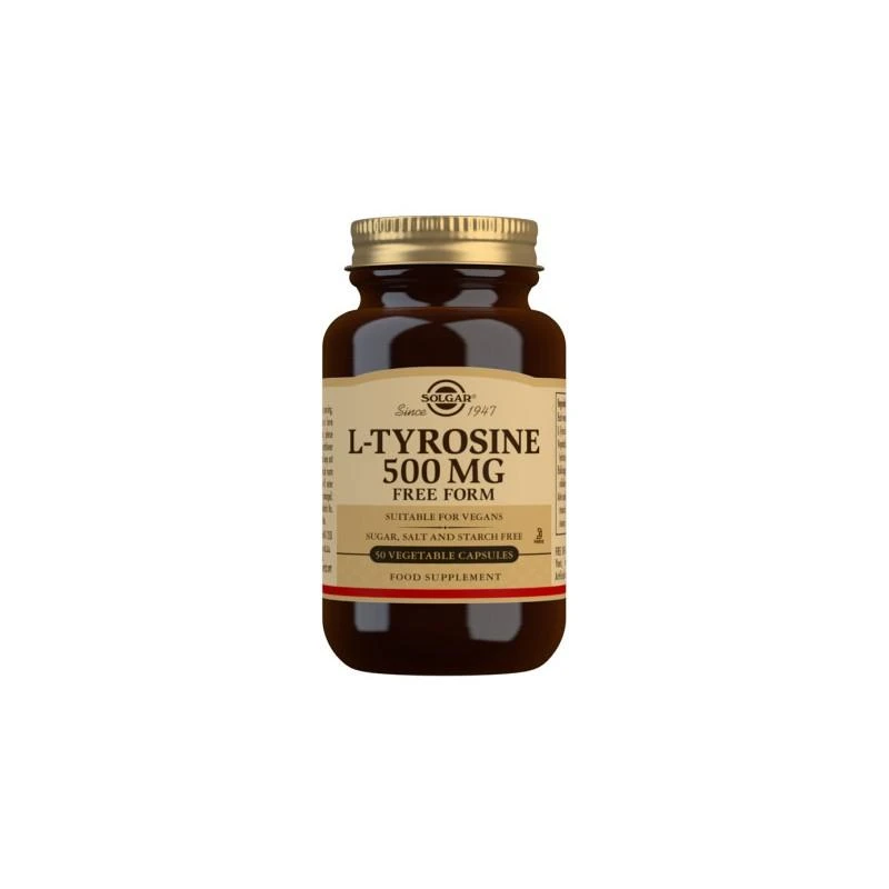 Solgar Solgar -  L-Tyrosine 500mg (50 Vegetable Capsules) 1