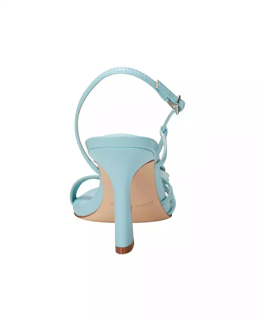 Marc Fisher Women's Hallan Rose Tapered Heel Sandals 3