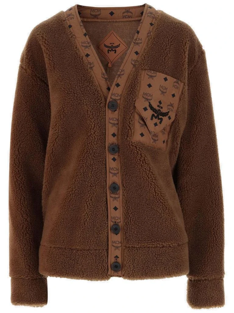 MCM MCM Monogram Pocket Fleece Cardigan 1