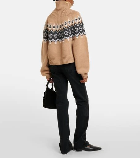 Khaite Amaris Fair Isle cashmere-blend sweater 3