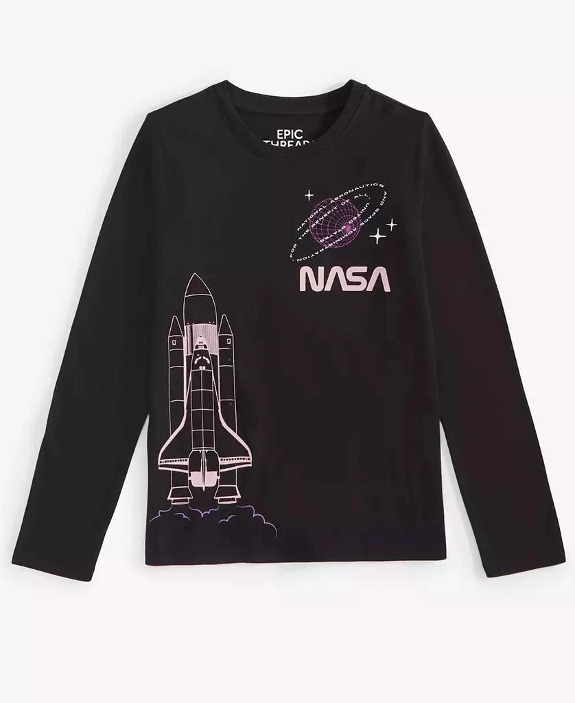 Epic Threads Little & Big Girls NASA Graphic Long-Sleeve T-Shirt, Exclusively at Macy's 1