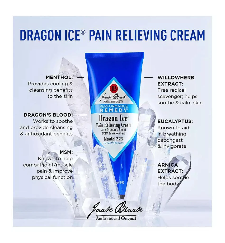 Jack Black Dragon Ice Pain Relieving Cream, 4-oz. 3