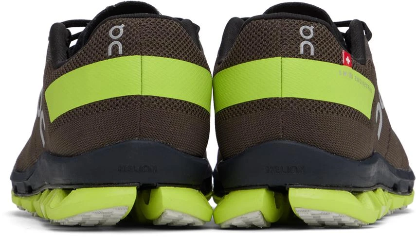 On SSENSE Exclusive Brown Cloudflash Sneakers 2