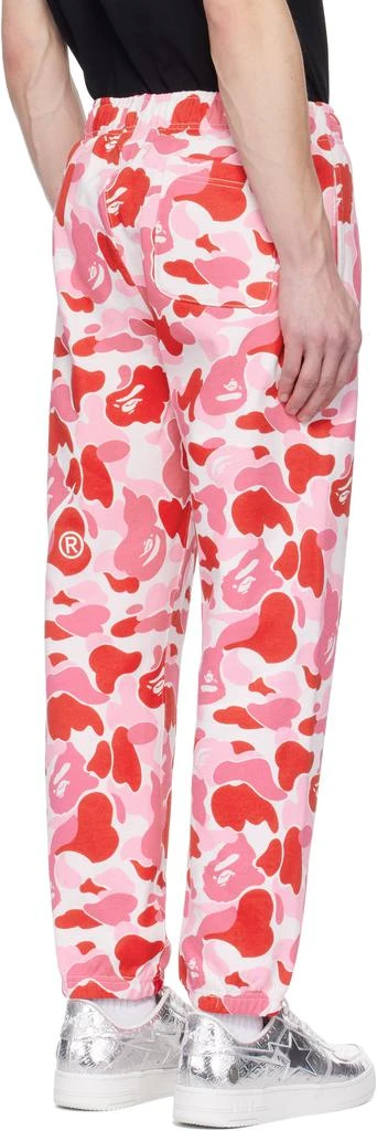 Bape Pink ABC Camo Sweatpants 3