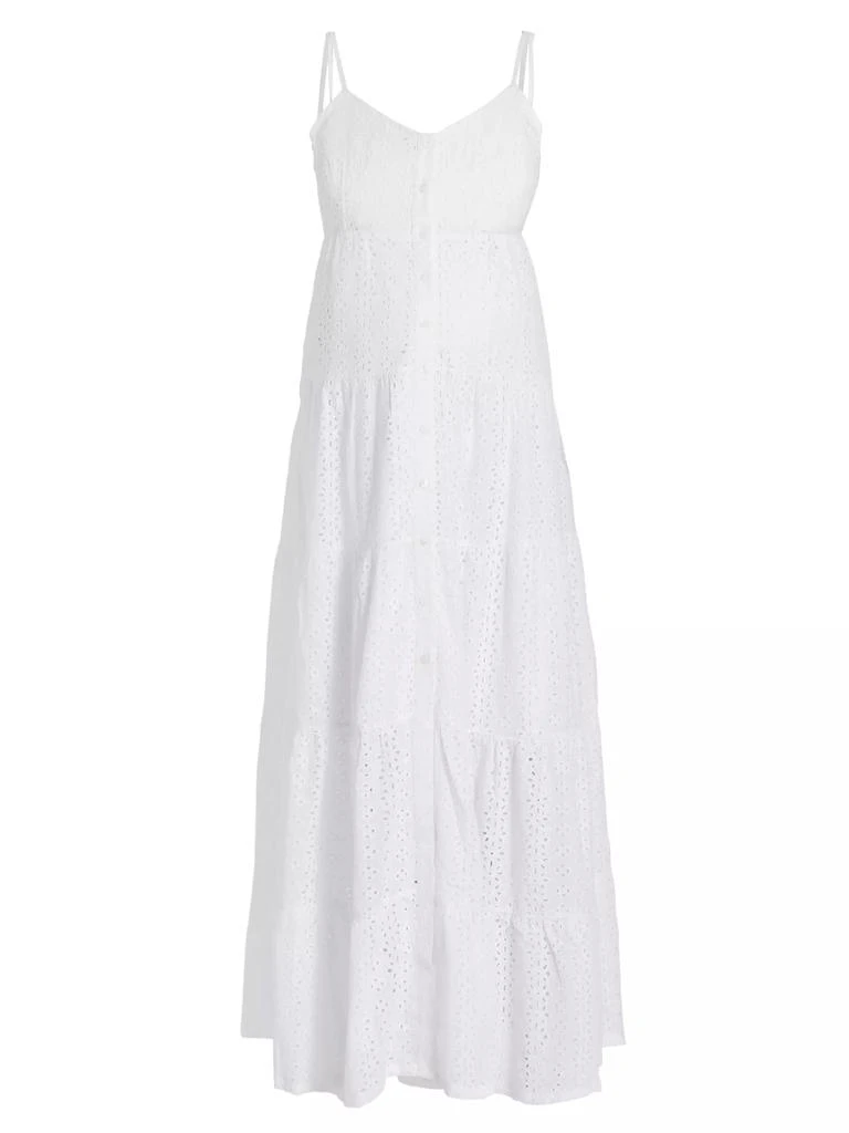 Nom Maternity Lisboa Eyelet Maxi Dress 1