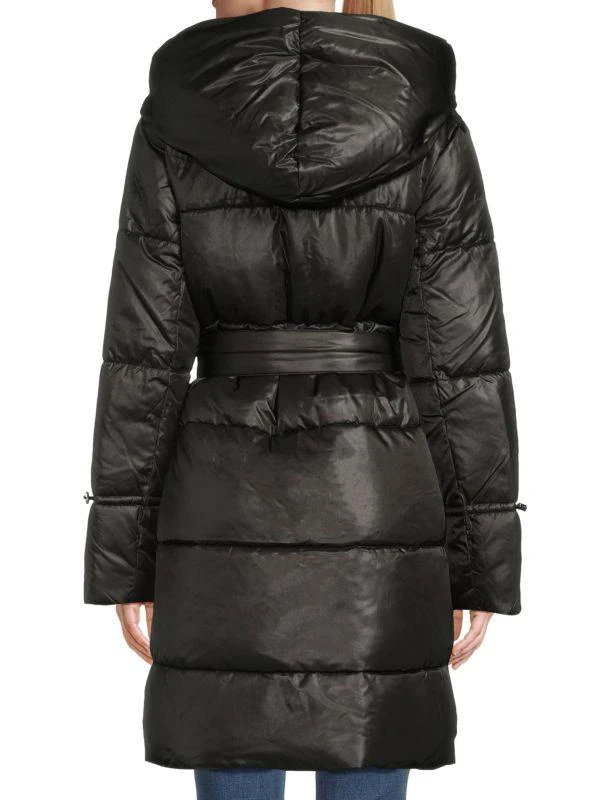 Via Spiga Hooded Longline Puffer Jacket 2