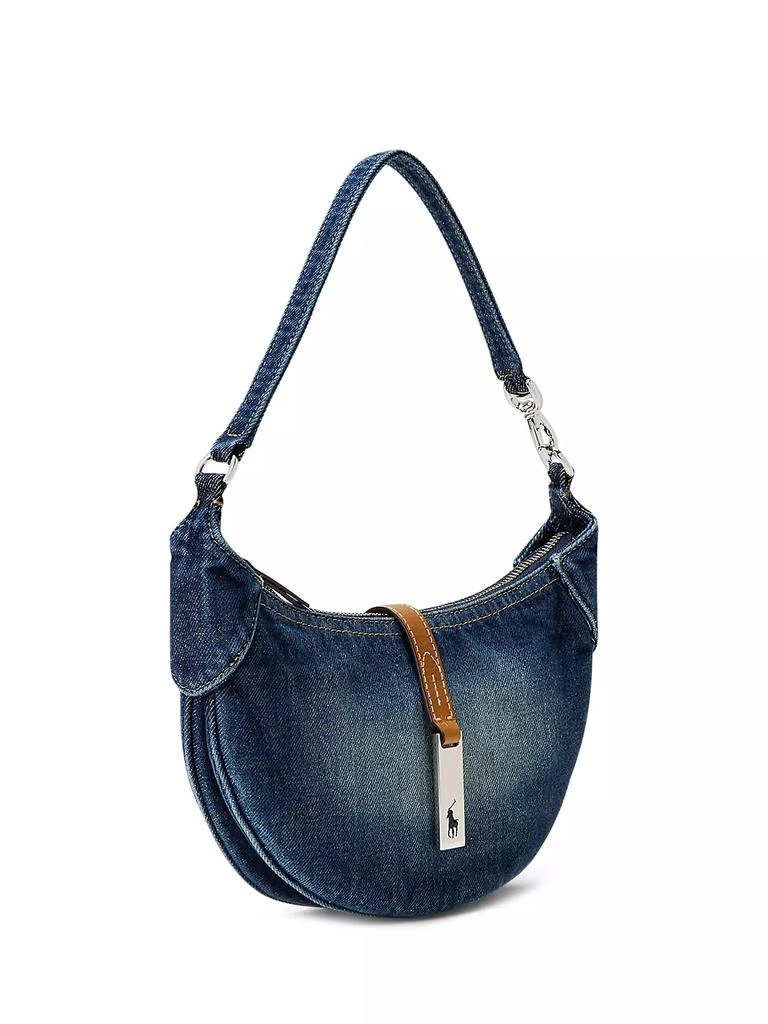 Polo Ralph Lauren Mini Polo ID Denim Shoulder Bag 5