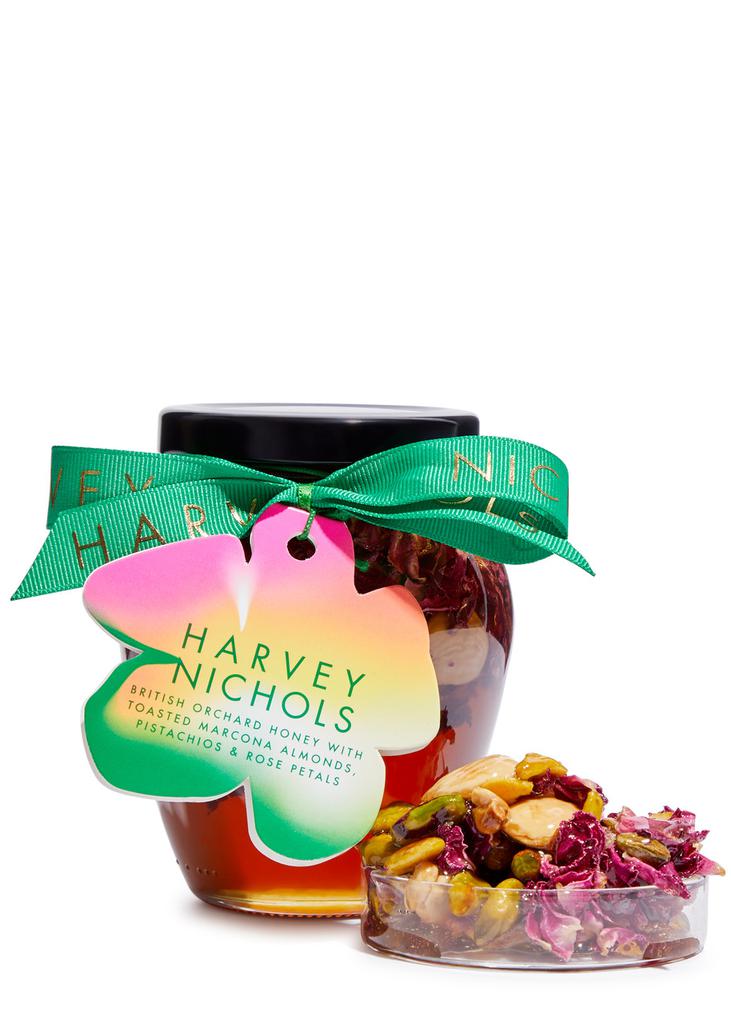 Harvey Nichols Almond, Pistachio & Rose Petal Honey 375g