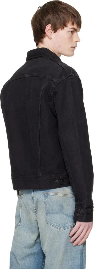 RRL Black Worn-In Denim Trucker Jacket 3