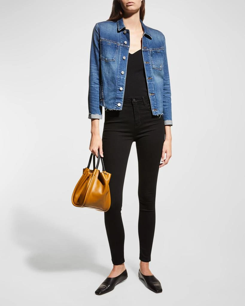 L'Agence Janelle Slim Raw-Edge Jacket 2