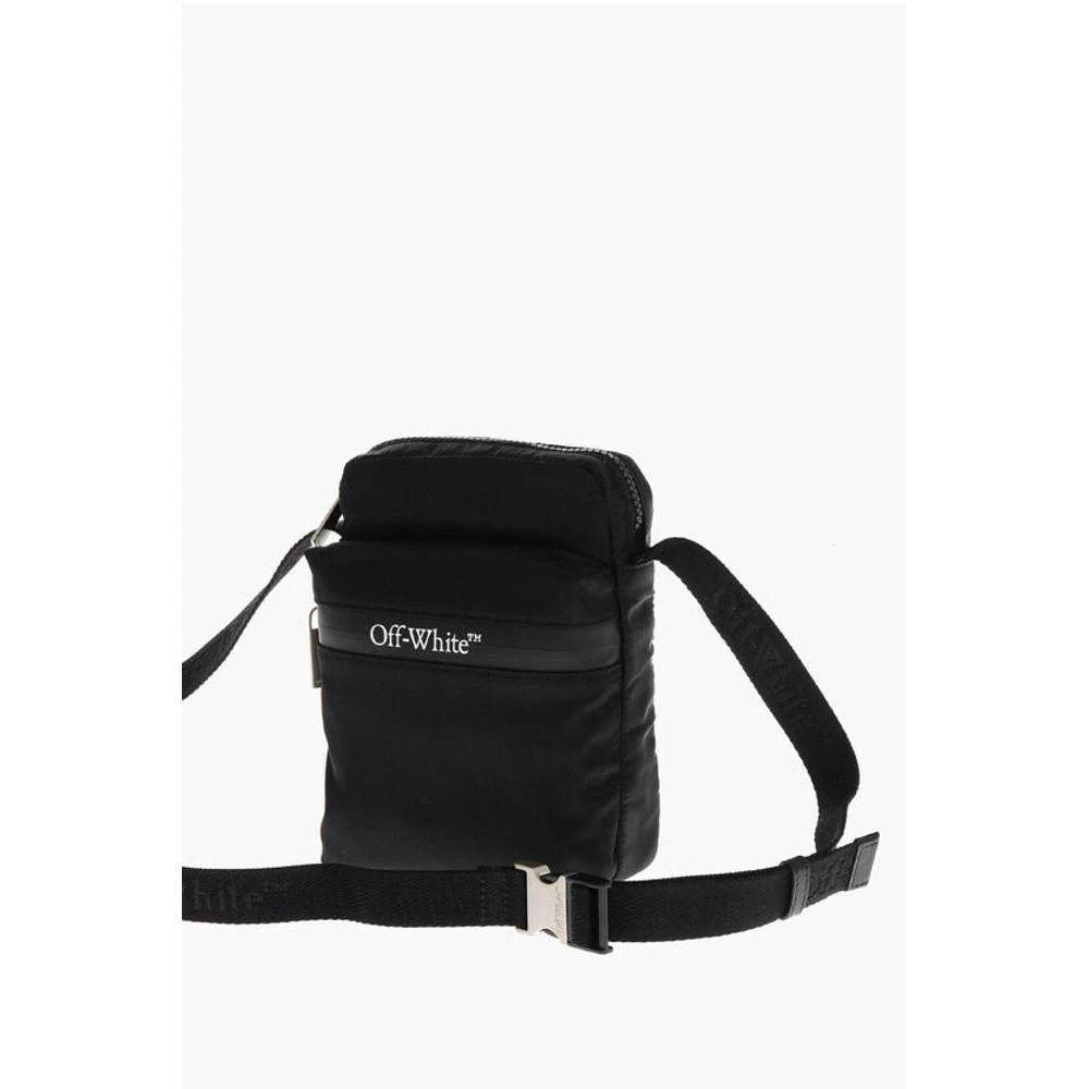 Off-White Off-White Nylon Crossbody Bag with Contrasting Logo 3