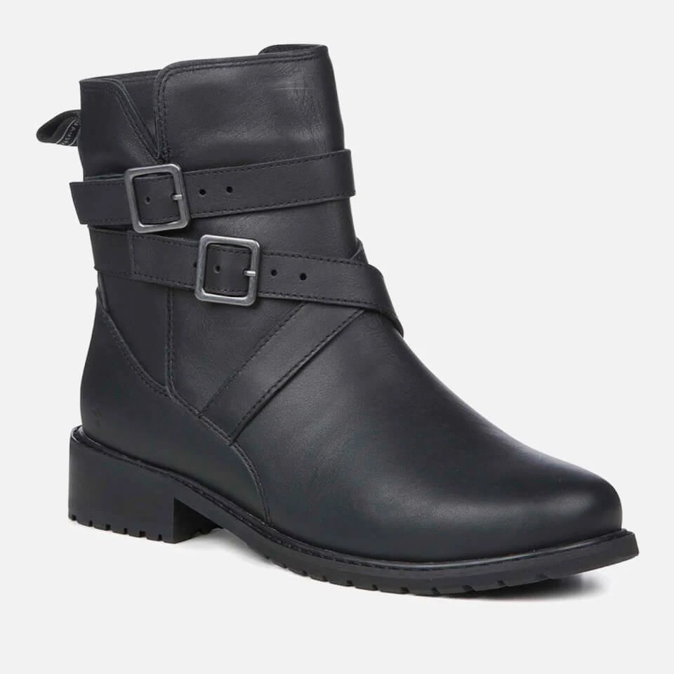 EMU Australia EMU AUSTRALIA WOMEN'S BOWEN LEATHER BIKER BOOTS 2