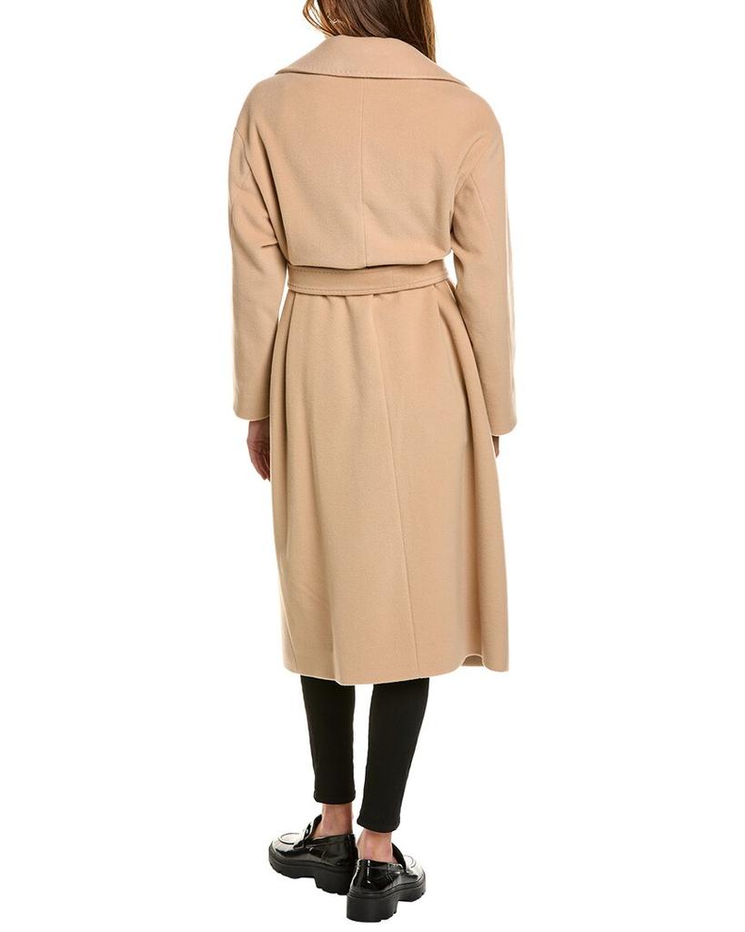 Cinzia Rocca Icons Long Wool & Cashmere-Blend Trench Coat