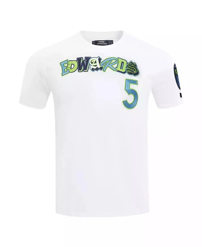 Pro Standard Men's Anthony Edwards White Minnesota Timberwolves City Ransom T-Shirt 2