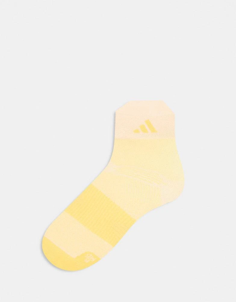Adidas adidas Running socks in neon orange 1