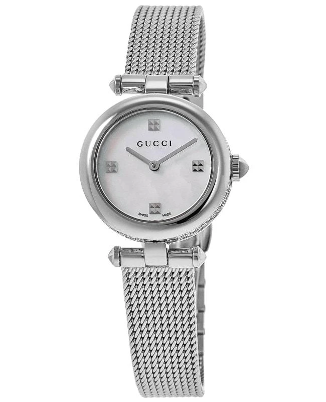 Gucci Gucci Diamantissima Mother of Pearl Dial Stainless Steel Women's Watch YA141504 1