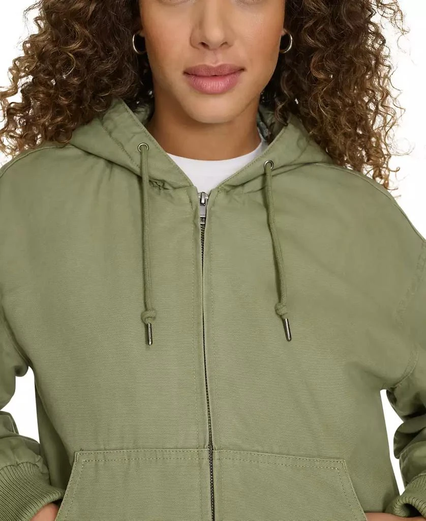 Levi's Women's Relaxed Workwear Hooded Bomber Jacket 6