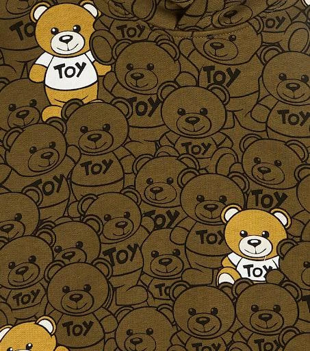 Moschino Teddy Bear cotton jersey hoodie 2