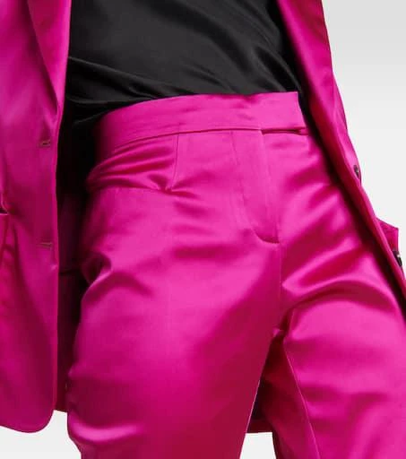 Tom Ford Low-rise flared satin pants 4