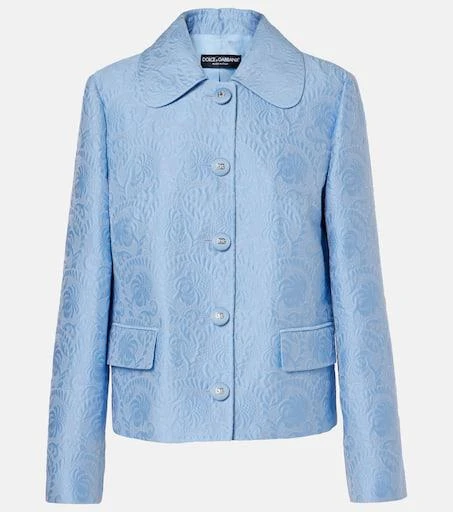 Dolce 
Gabbana Cotton and silk-blend jacquard jacket 1