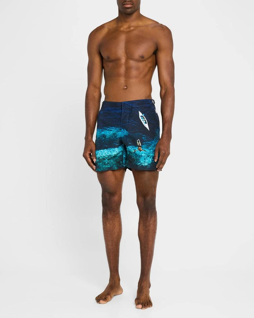 ORLEBAR BROWN Men's Bulldog Photographic Deep Sea Swim Shorts 2