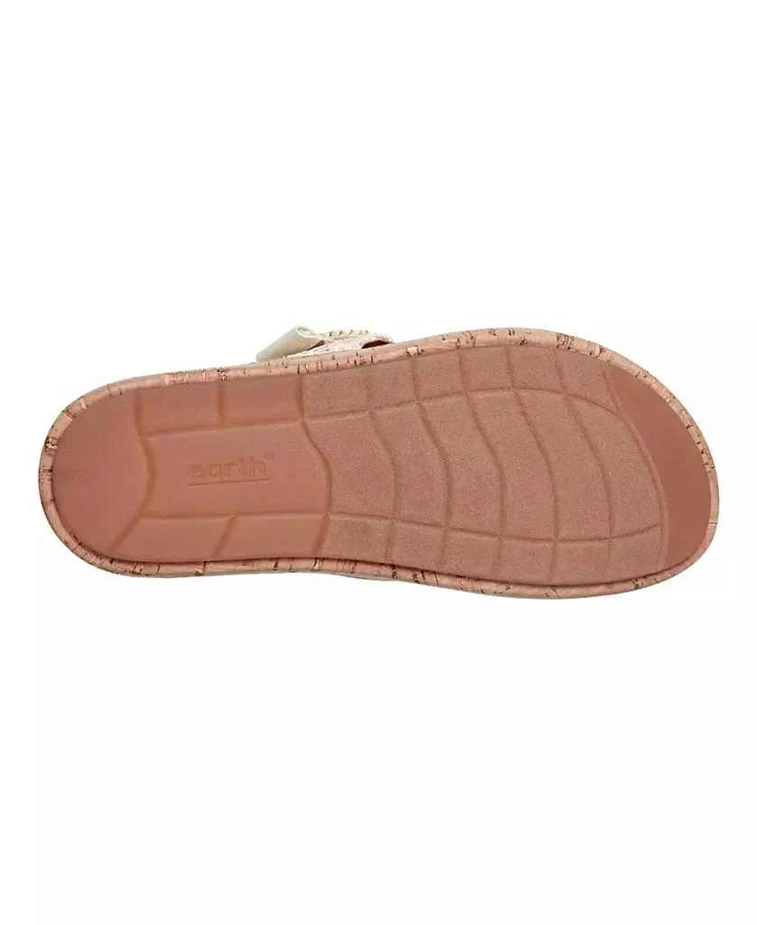 Earth Women's Subtle Woven Slip-On Platform Sandals 5