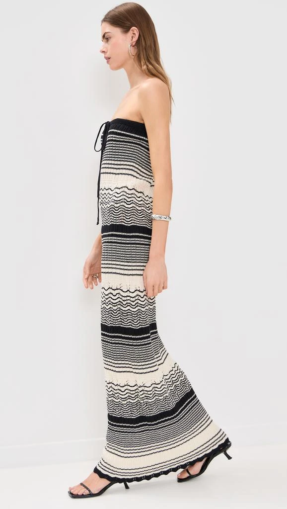 ALOHAS Olenka Ecru Tricot Dress 3