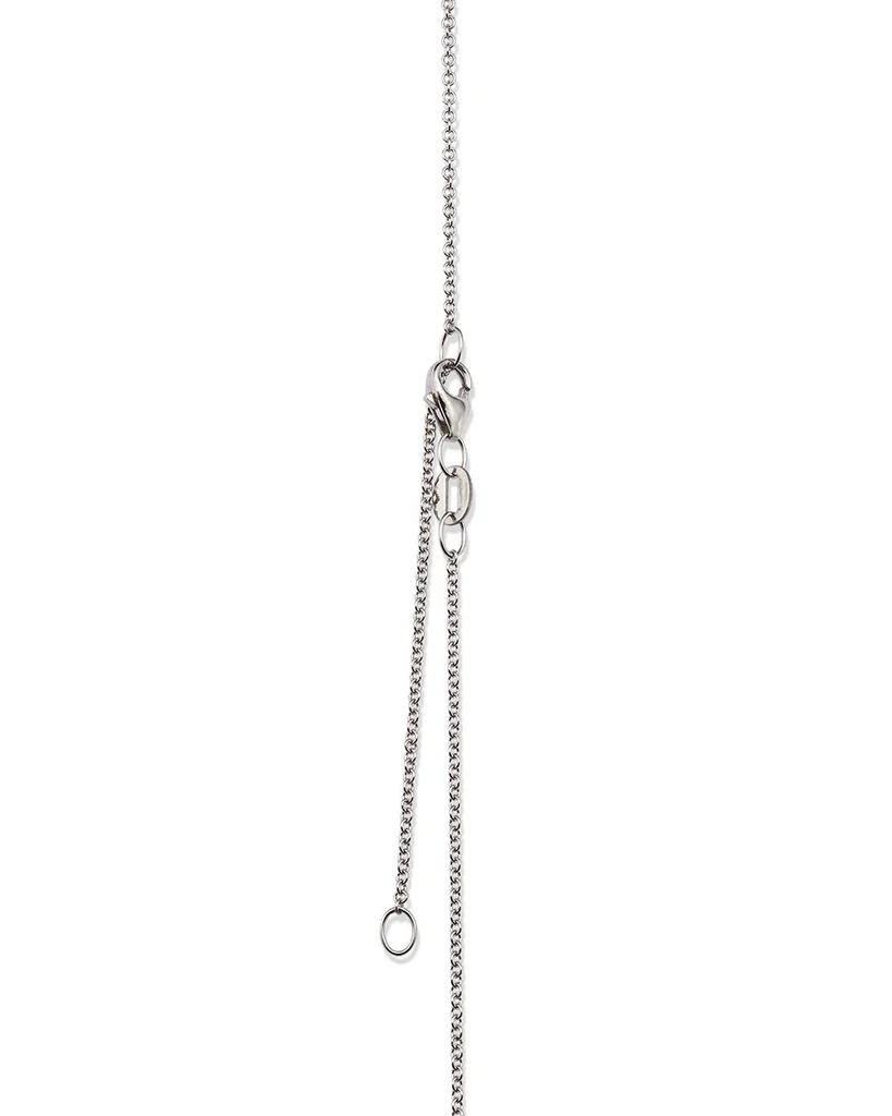 Bloomingdale's Diamond and Baguette Hamsa Pendant Necklace in 14K White Gold, 0.55 ct. t.w. 4