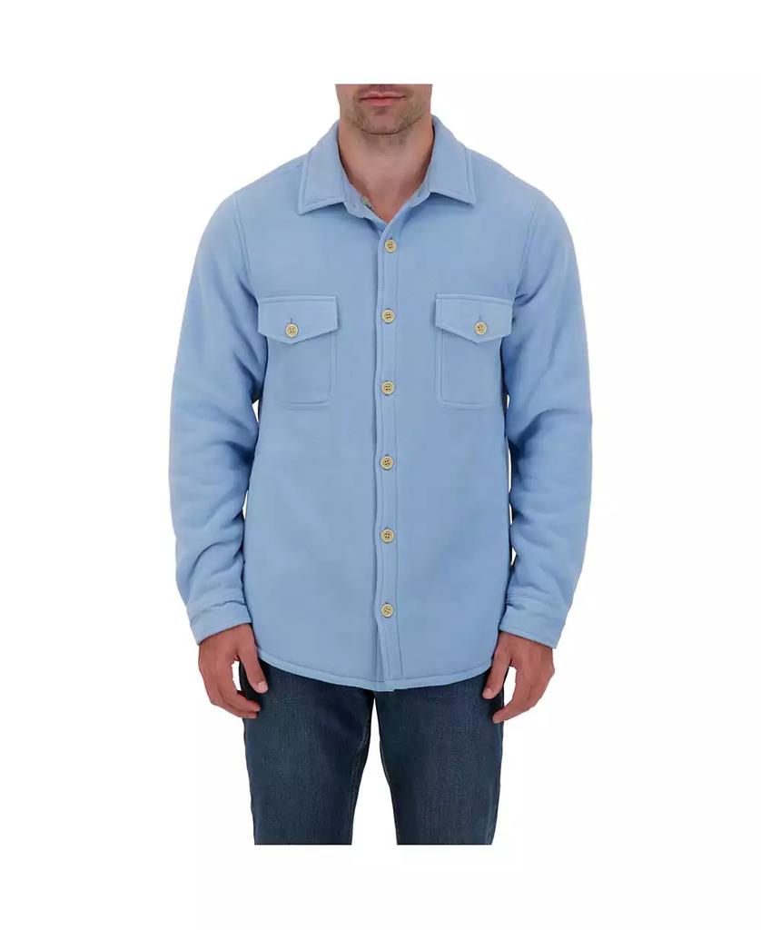 Heat Holders Men's Jax Long Sleeve Solid Shirt Jacket