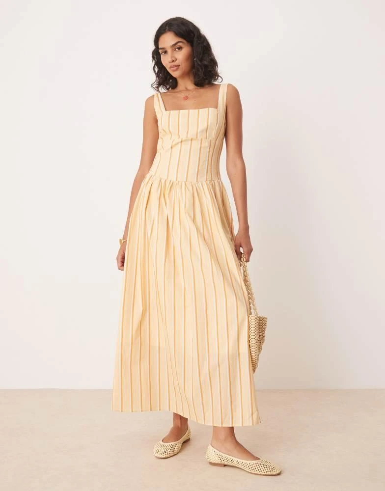 Glamorous square neck drop waist midaxi dress in orange white stripe On Sale Now with Up to 21% Off | Discover Exclusive Deals & Savings at BeyondStyle Authentic Glamorous Home|women Glamorous square neck drop waist midaxi dress in orange white stripe On Sale Now with Up to 21% Off | Discover Exclusive Deals & Savings at BeyondStyle Authentic Glamorous Home|women