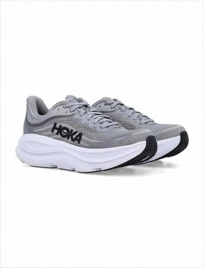 Hoka One One Breathable Mesh Grey Sneakers with Cushioned Midsole 2