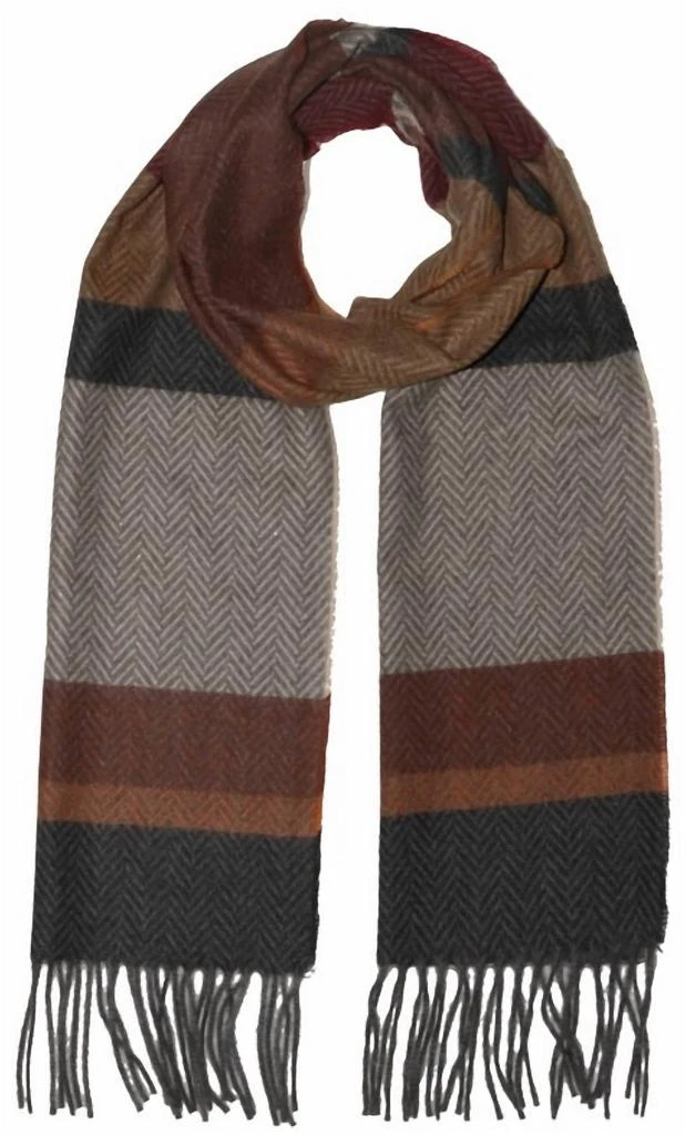 V. FRAAS V. Fraas - Women
s Multi Herringbone Strip Scarf