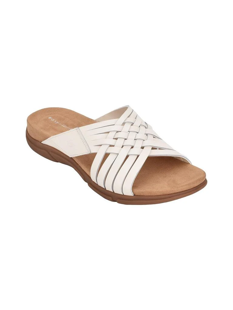 Easy Spirit Meadow Womens Leather Slip On Huarache Sandals 4