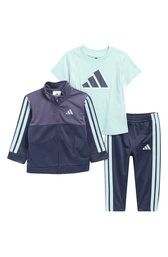 Adidas Logo T-Shirt, Tricot Jacket 
Pants Set