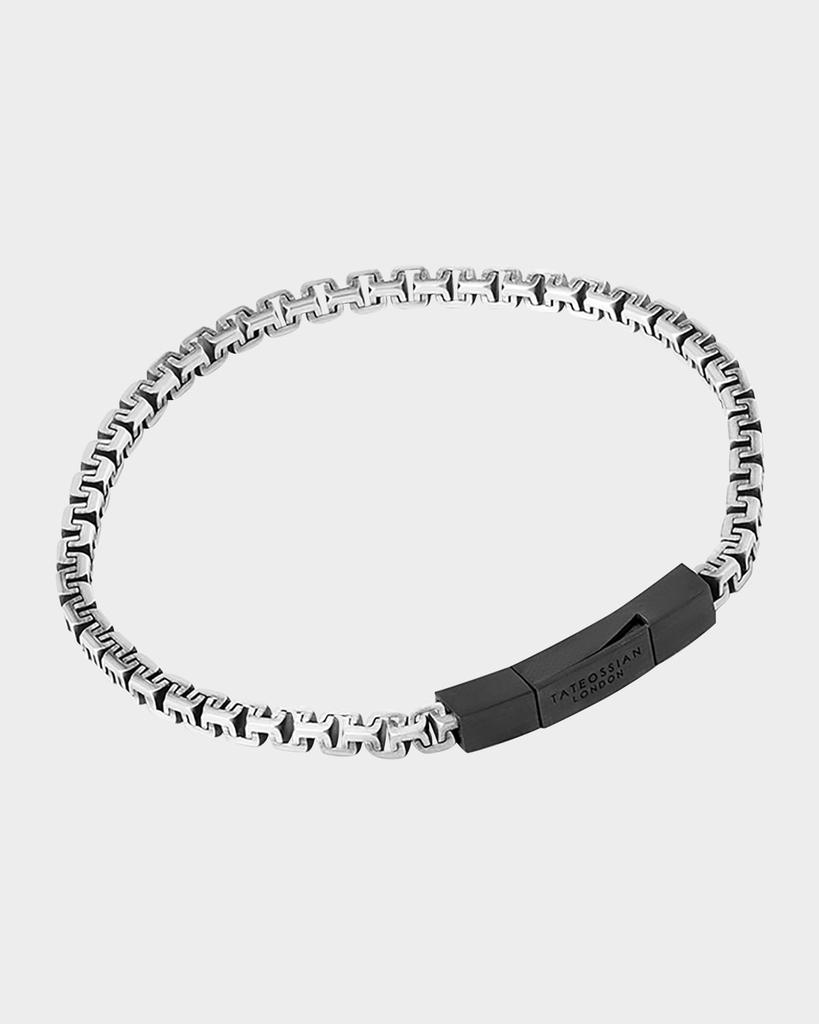 Tateossian Men's Chain Bracelet in Sterling Silver