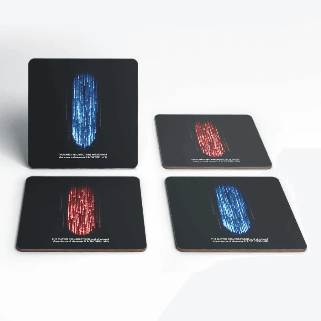 Original Hero Matrix Pills Coaster Set